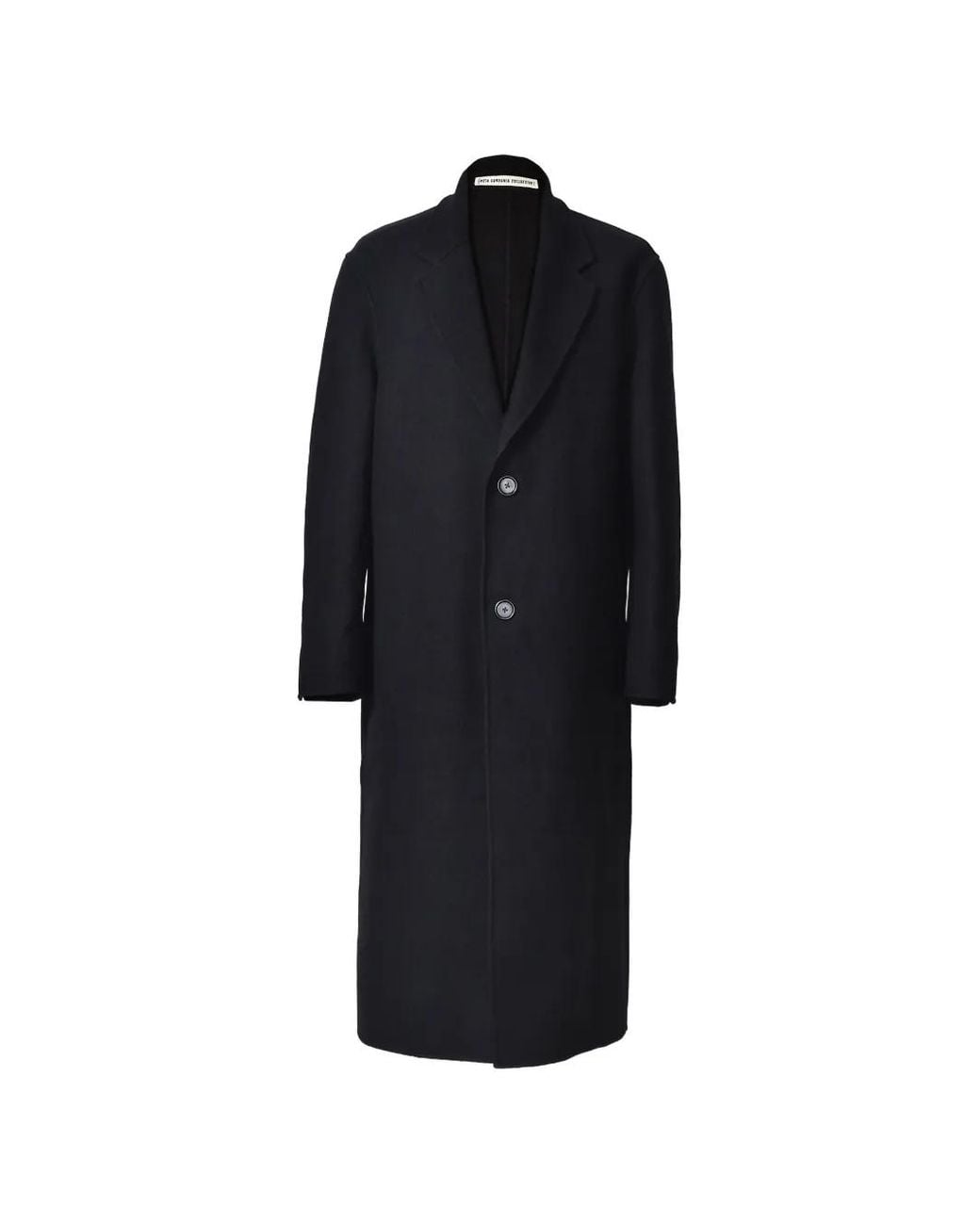 Meta Campania Collective Black Single-Breasted Coat