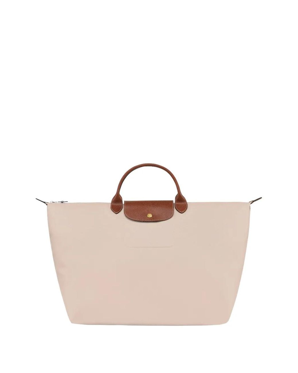 Longchamp Natural Large Le Pliage Travel Bag