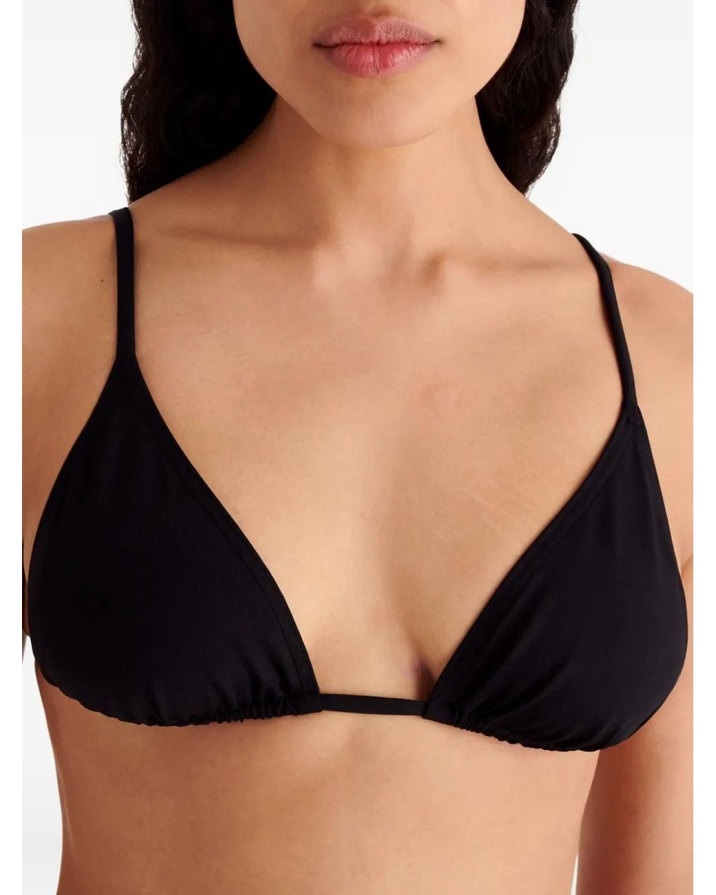 Eres Black Mouna Triangle Tie Bikini Top