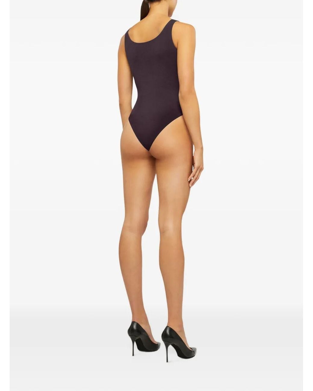Wolford Purple Jamaika Scoop-Neck Bodysuit
