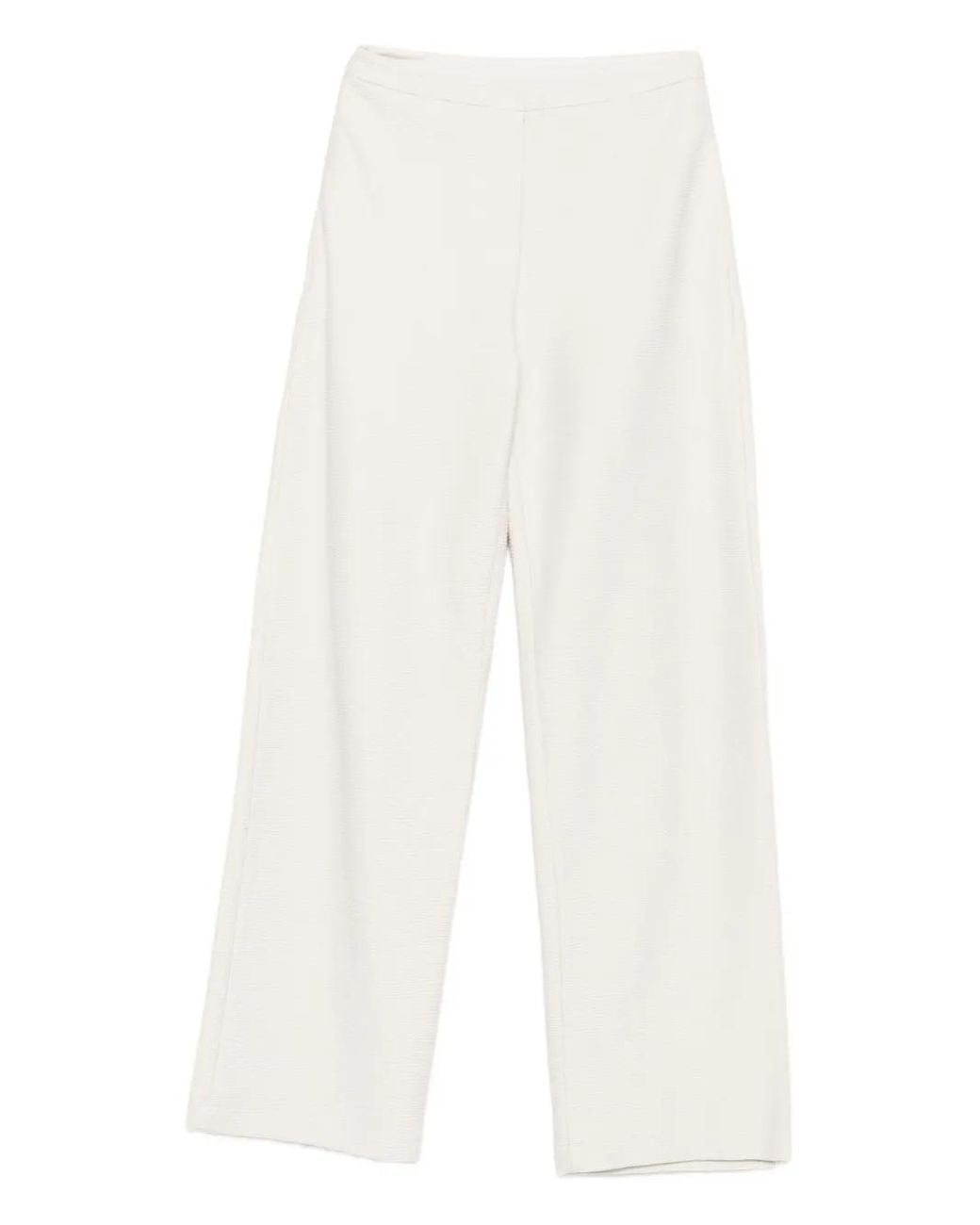 Emporio Armani White Straight Trouser