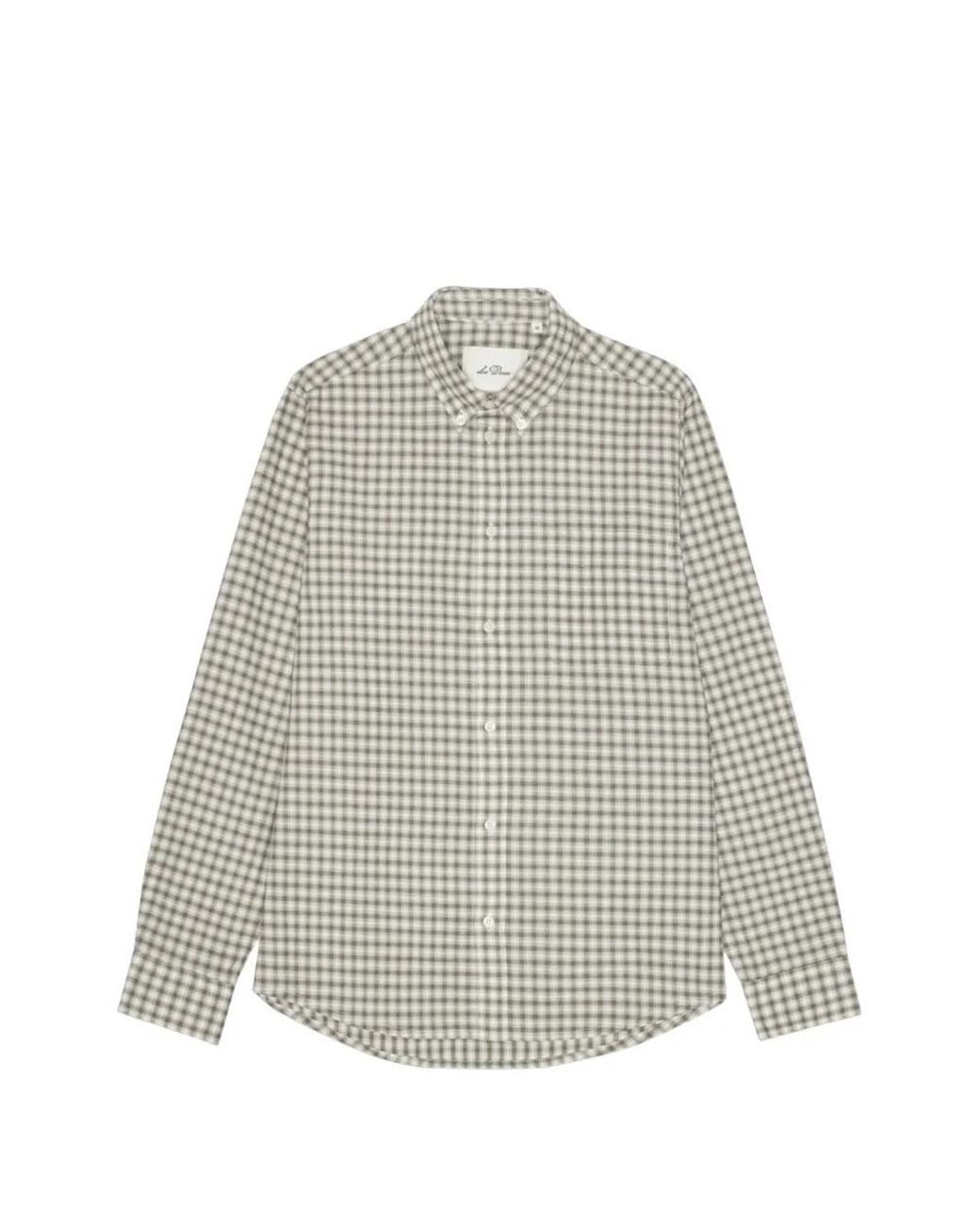 Les Deux White Chemise Boutonnée À Carreaux for men