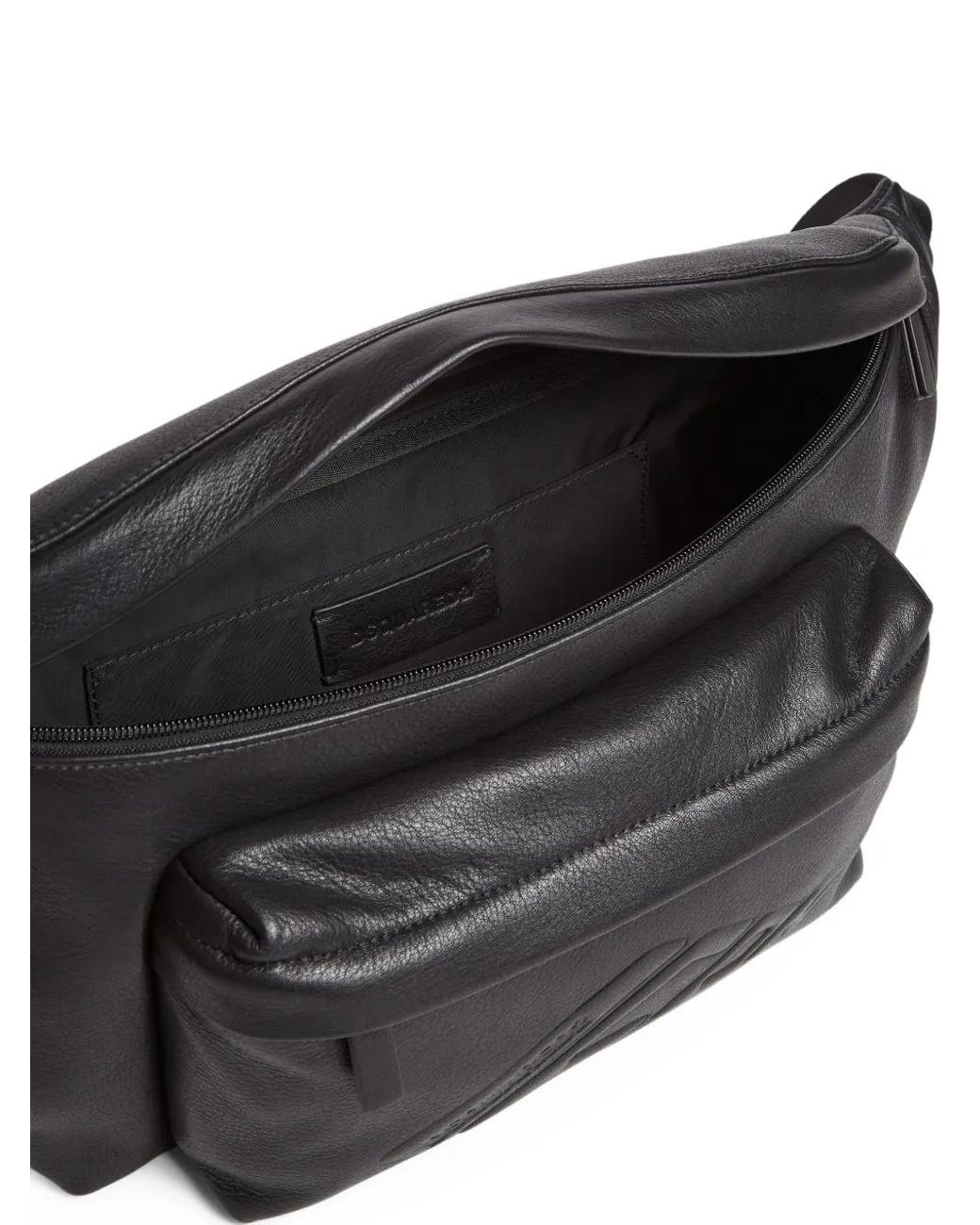 DSquared² Gray Icon New Generation Logo-Detail Belt Bag for men