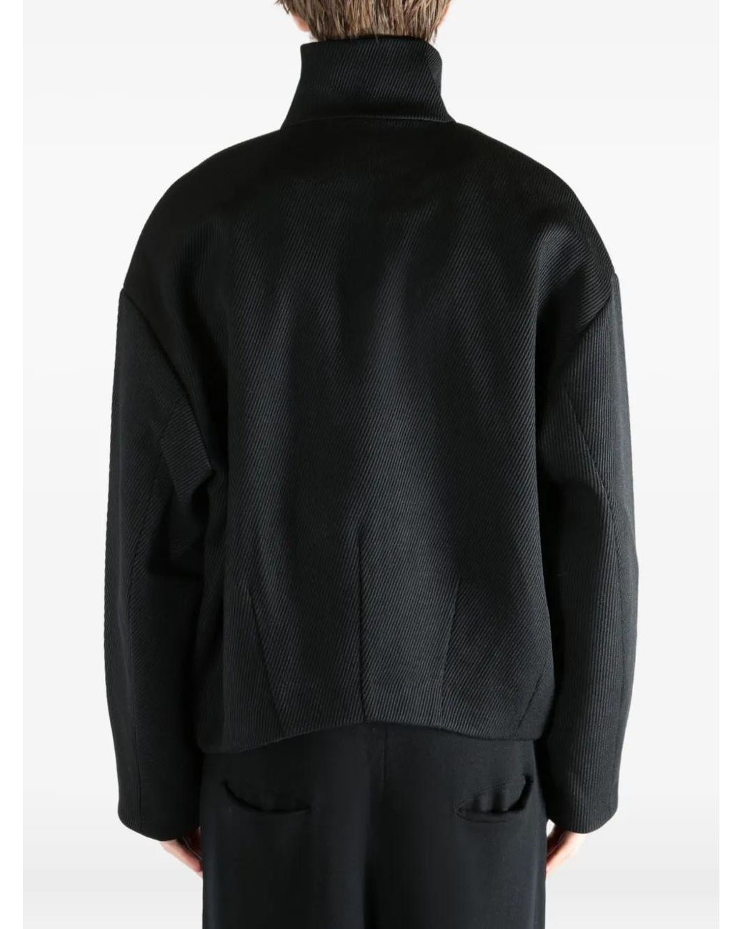 Omar Afridi Black zip up jacket Omar Afridi Black Zip-Up Hoodie