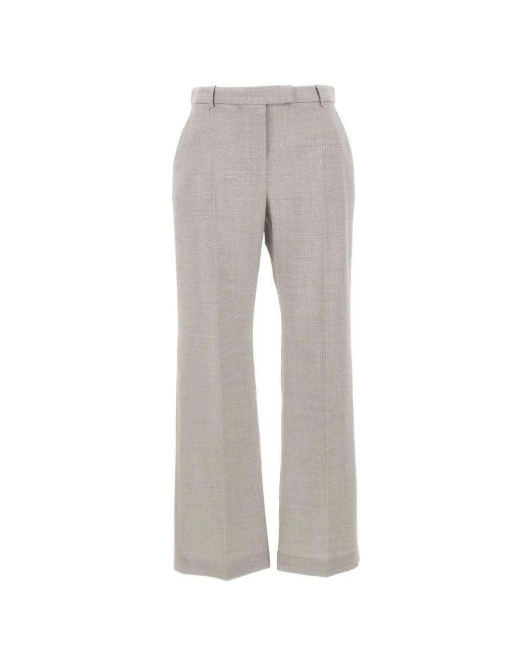 Eleventy Gray Wool Pants
