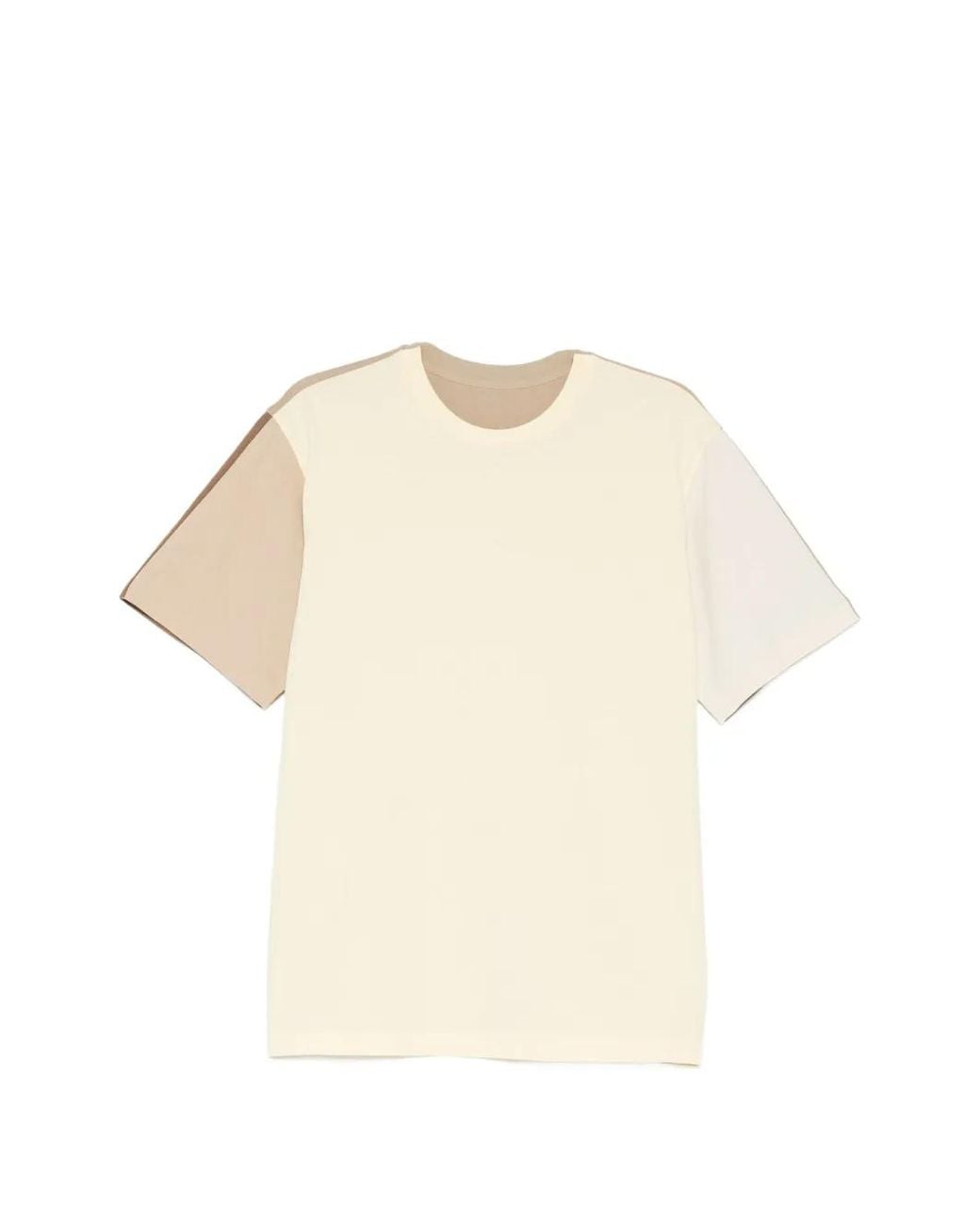 JNBY Natural Color-Block Short-Sleeves T-Shirt