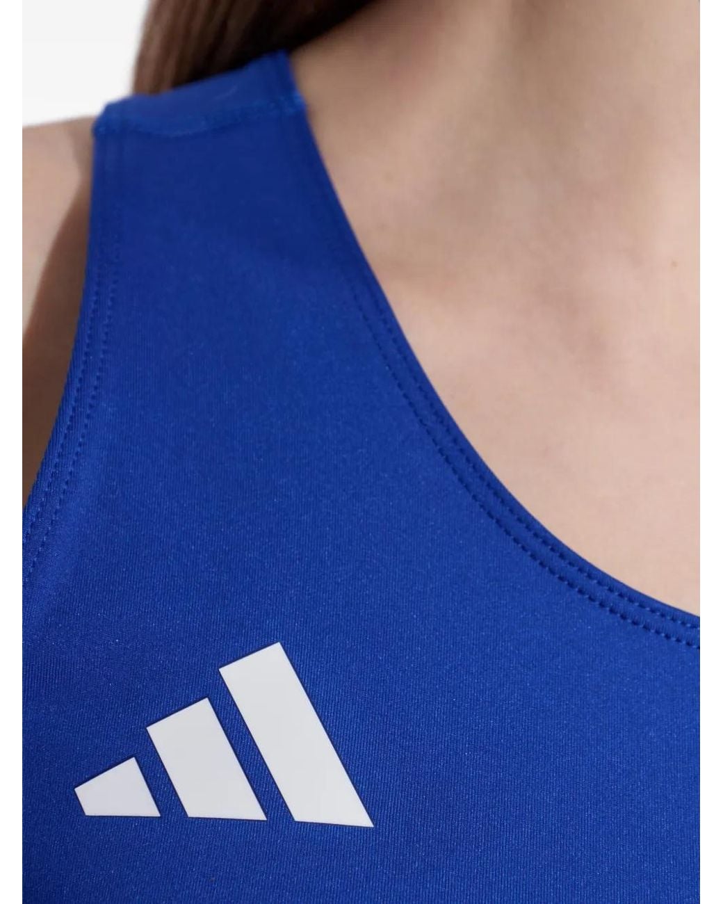 Adidas Blue Adizero Performance Top