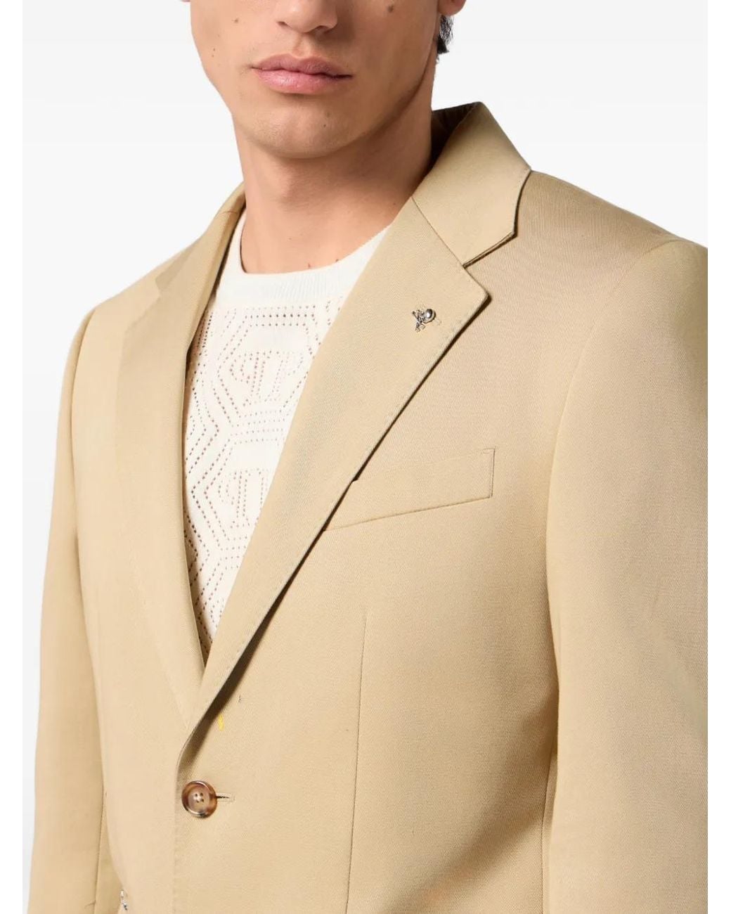 Philipp Plein Gigolo-Fit Blazer in het White voor heren