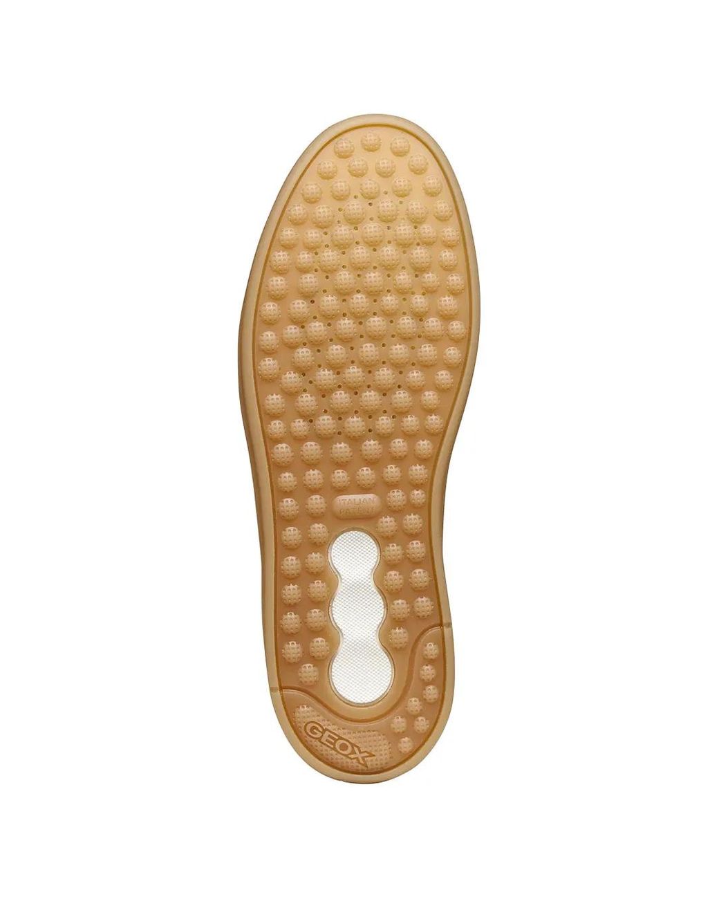 Geox Brown Spherica Actif X4 Perforated Lace-Up Sneakers for men