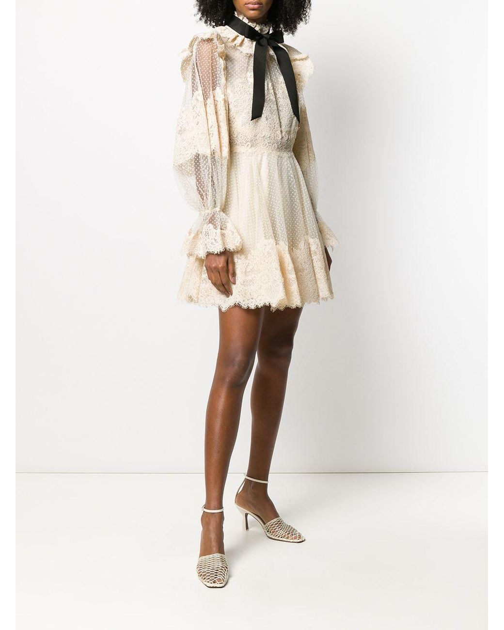 zimmermann espionage lace dress Zimmermann Espionage Ruffled Midi Dress (For Hire) EKOLUV