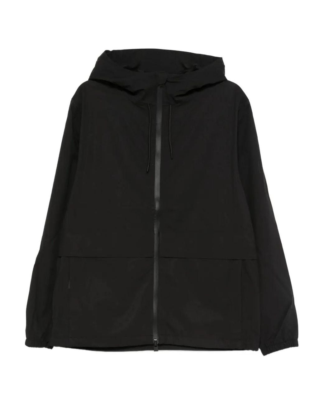 Rains Black Suva Hardshell Jacket