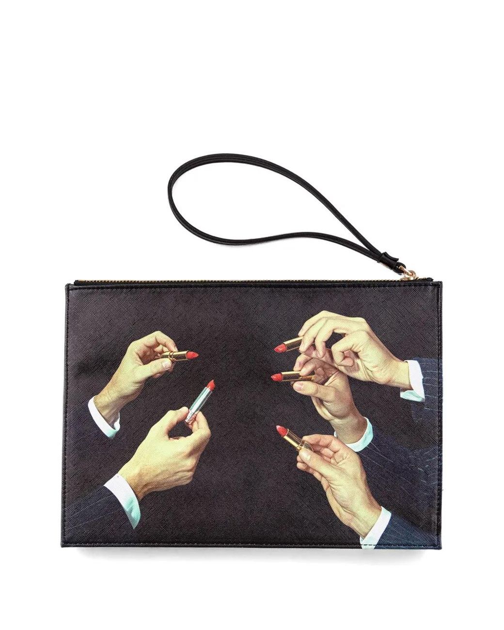 Seletti Blue Lipstick Toiletpaper Pouch