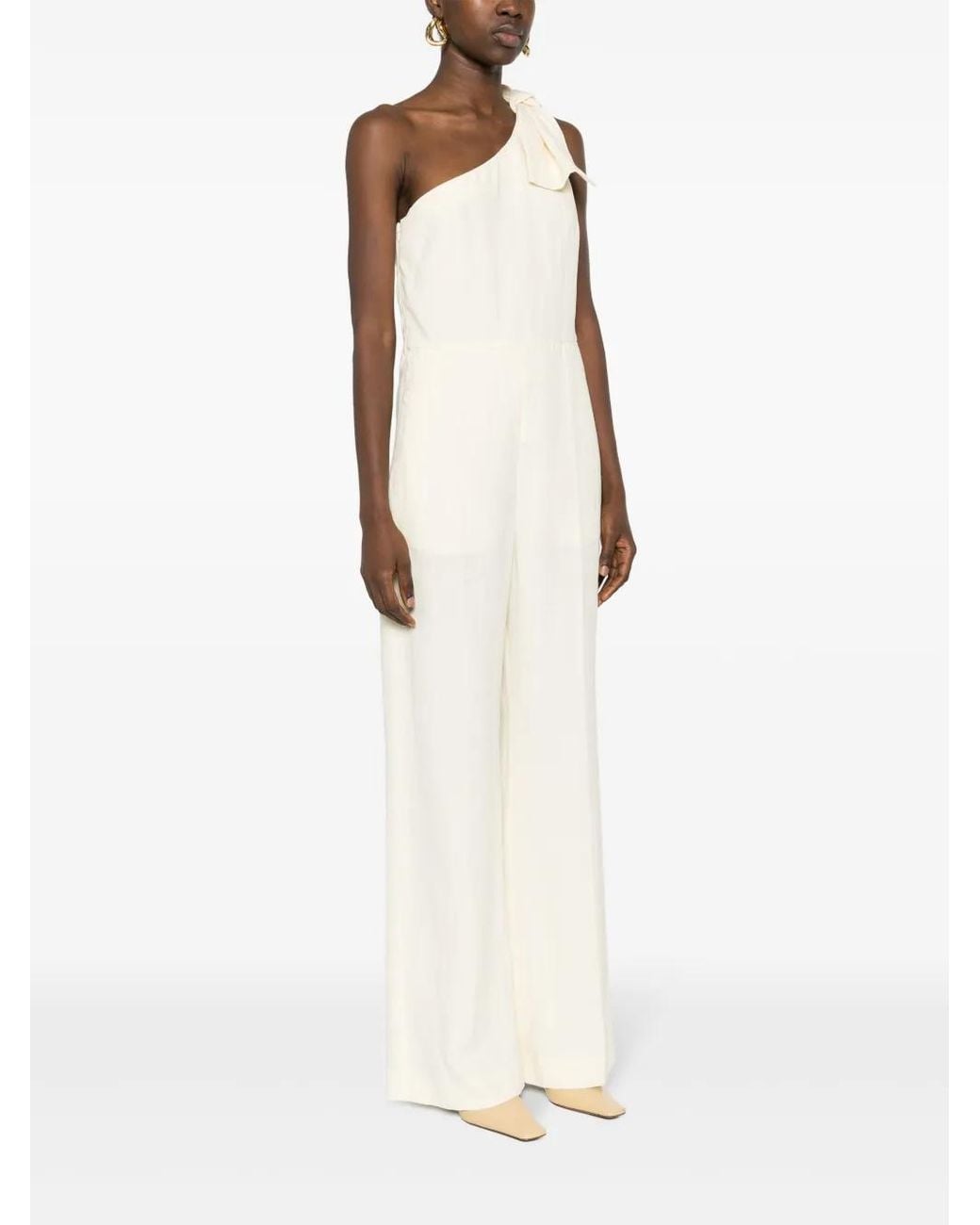 Chloé White Tuta Monospalla