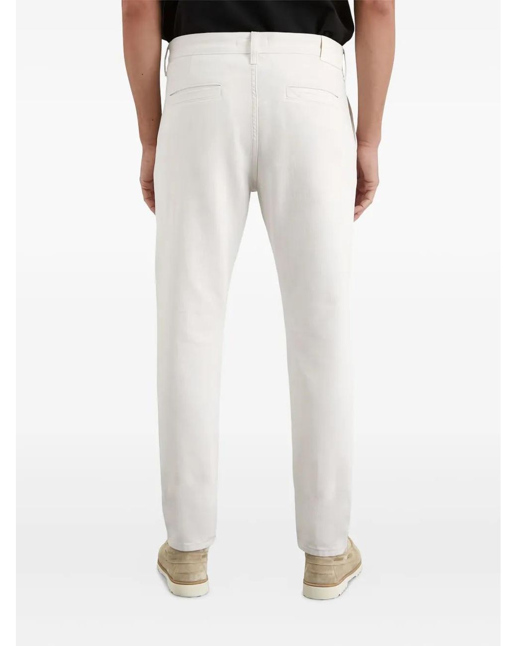 Marc O' Polo White Logo-Patch Jeans for men