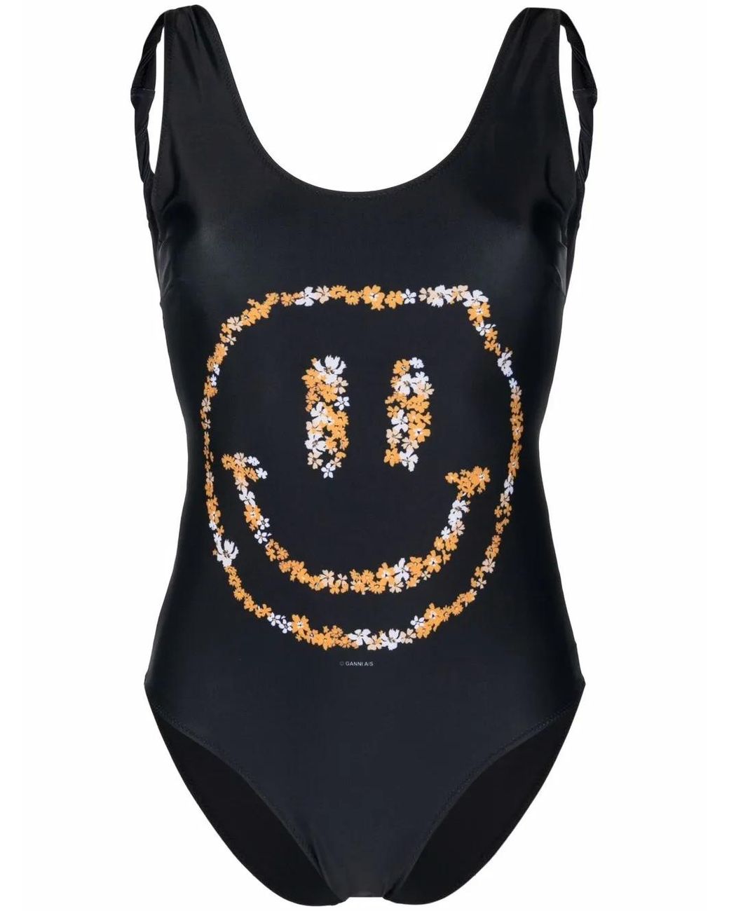 Ganni Blue Sea Clothing Black