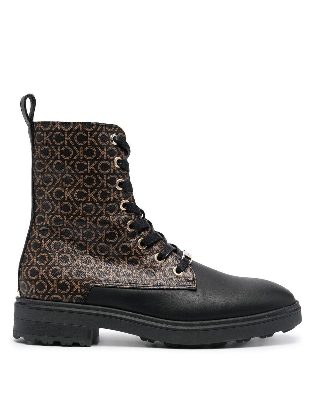 Calvin Klein Lace-up Monogram Biker 