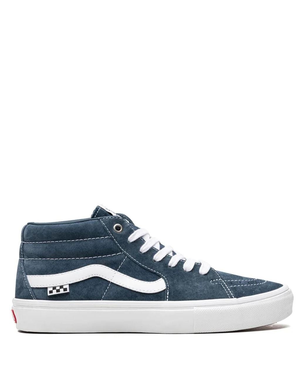 Vans Blue Skate Grosso Mid Sneakers for men