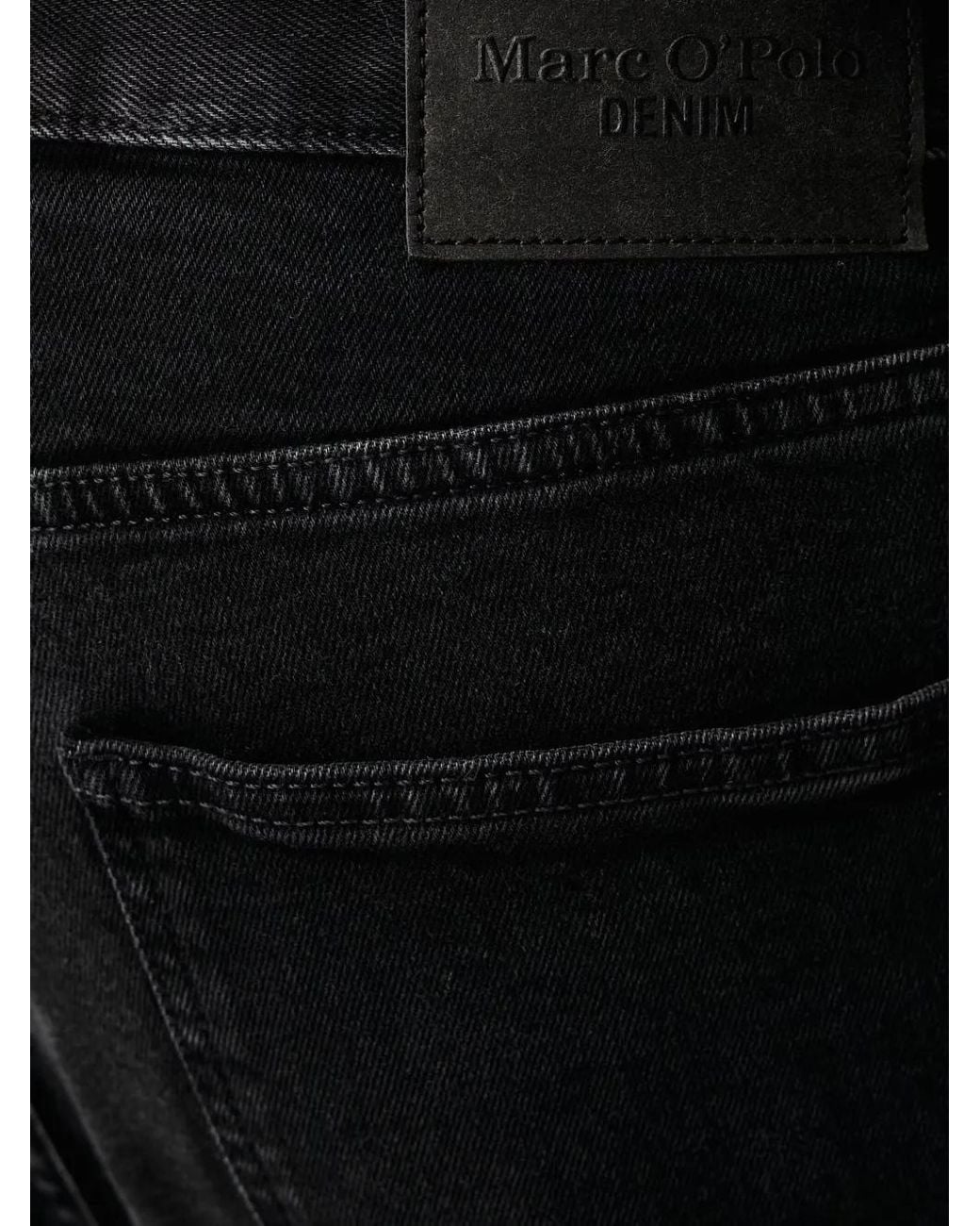 Marc O' Polo Black Aric Faded-Effect Slim-Fit Jeans for men