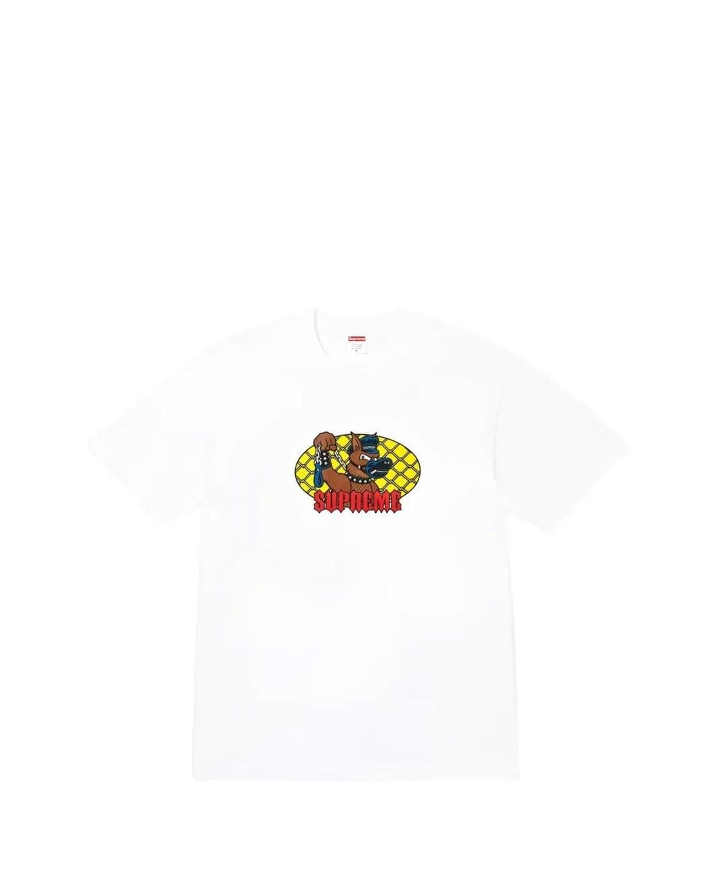 Supreme White Graphic-Print T-Shirt for men