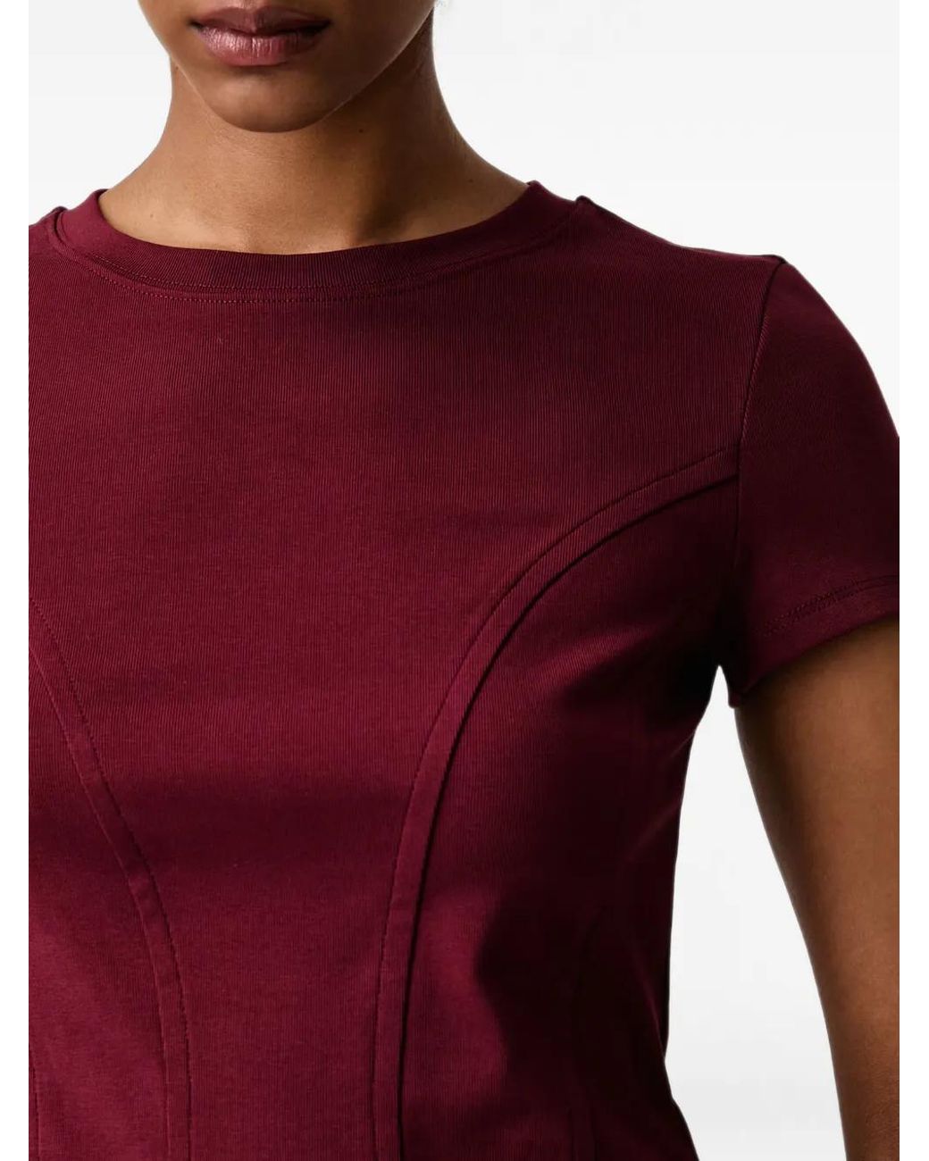 Miss Sixty Red Panelled T-Shirt