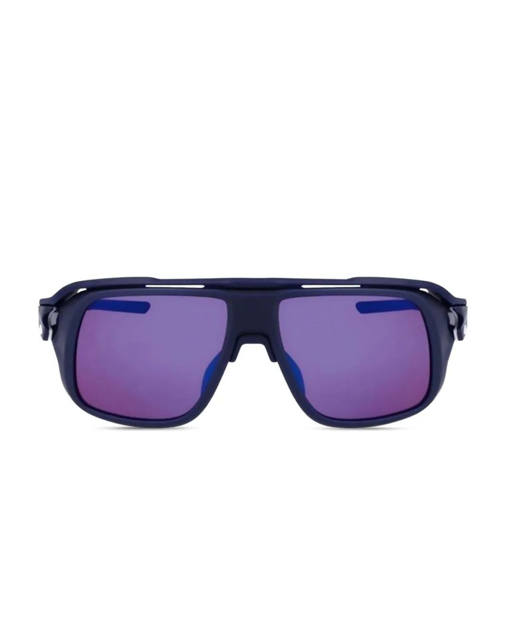 Nike Blue Square-Frame Sunglasses for men