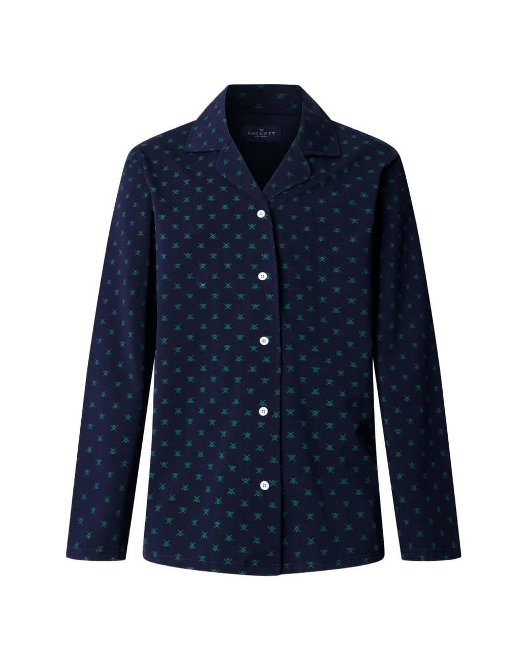 Hackett Blue Logo-Print Pajamas for men