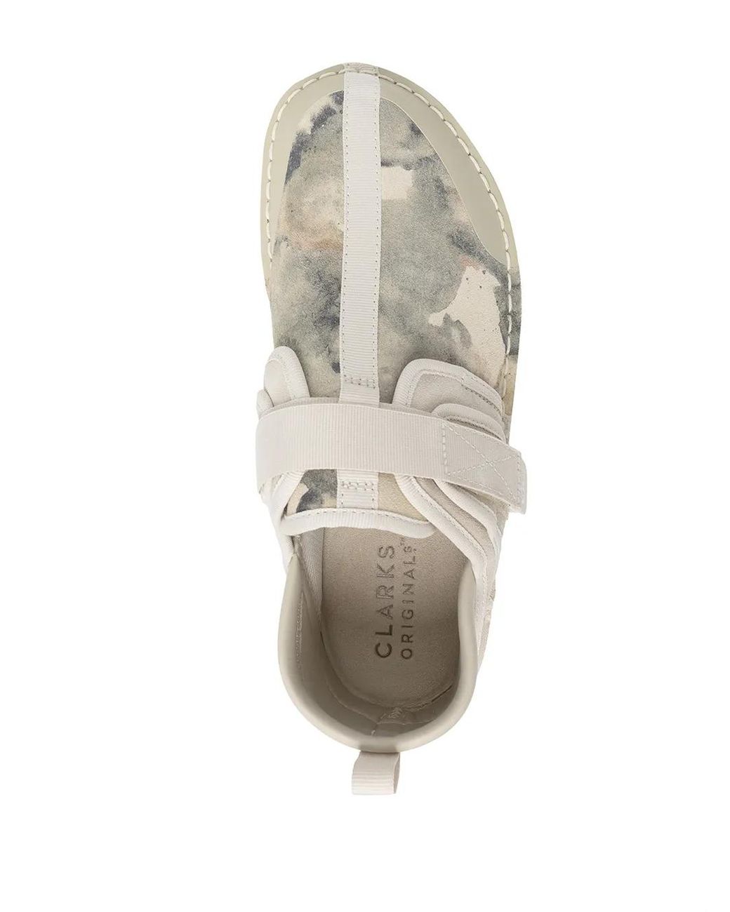 Clarks White Trek Taiyo Slip-On Sneakers for men