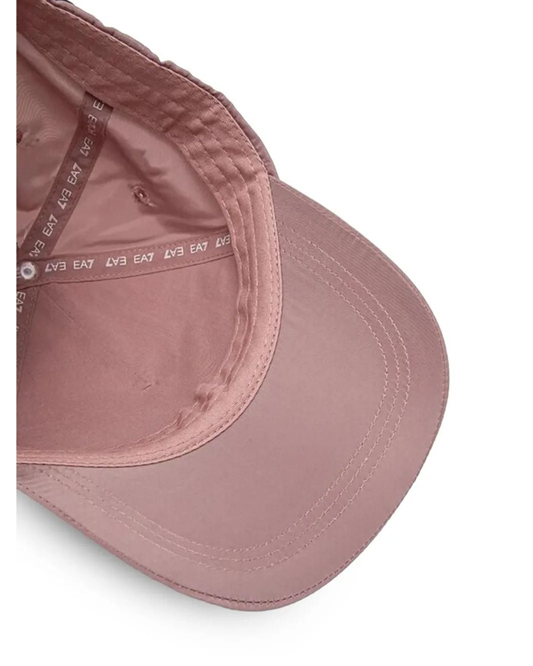 EA7 Pink Logo-Patch Hat