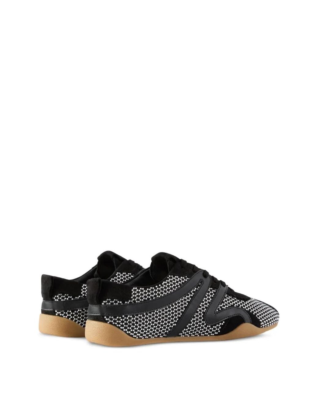 Giuseppe Zanotti Black Gz-Top Crystal Sneakers