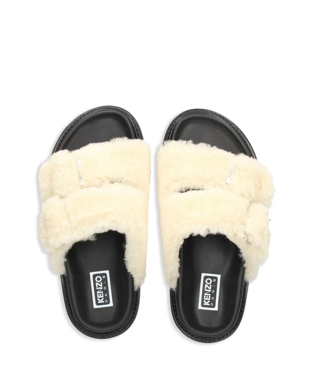 KENZO White Matto Pantoletten