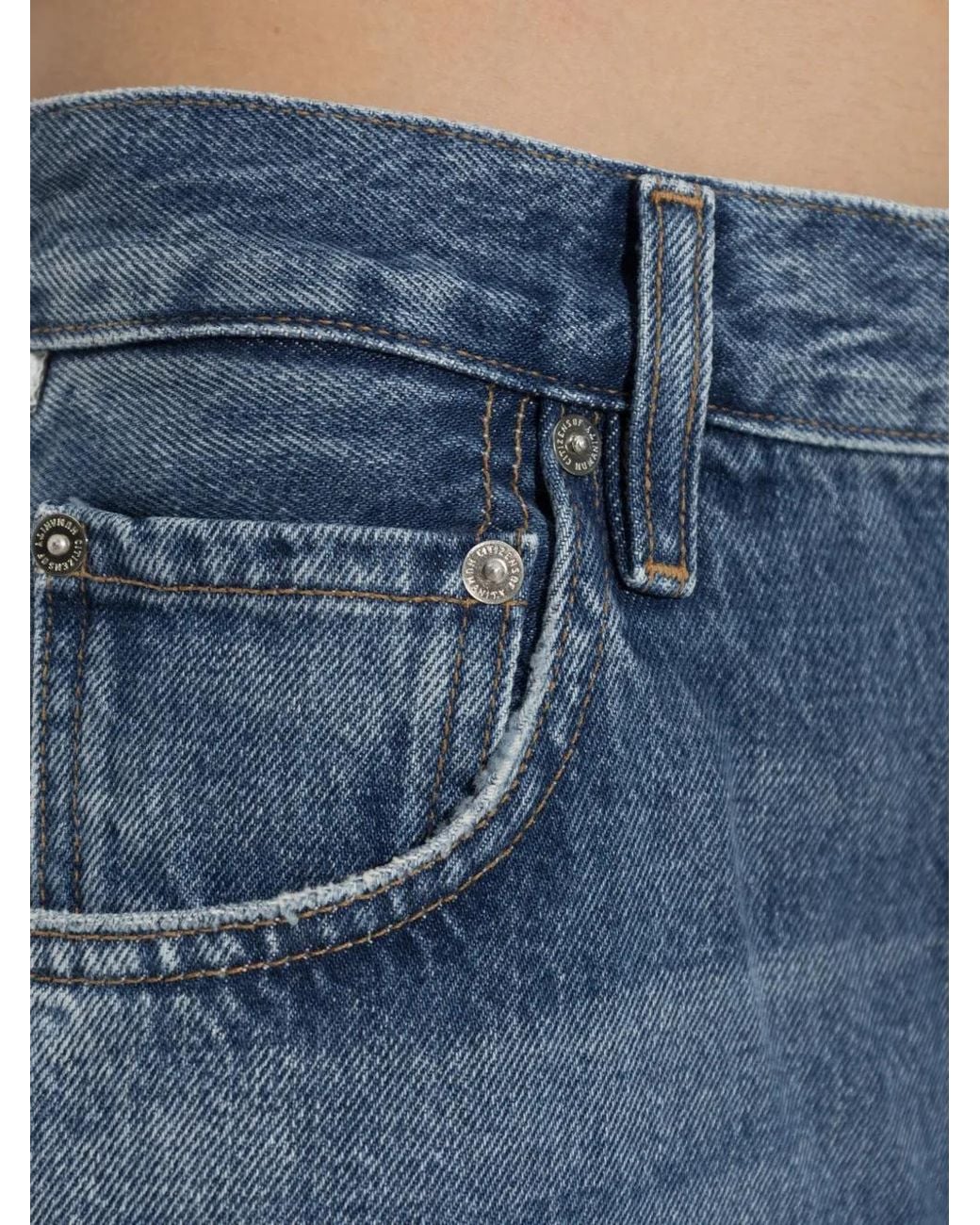 Citizens of Humanity Blue Lindz Straight-Leg Jeans