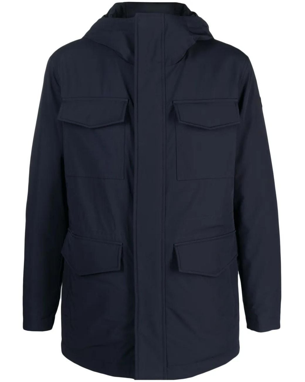 Paul & Shark Blue Save The Sea Typhoon Field Jacket for men
