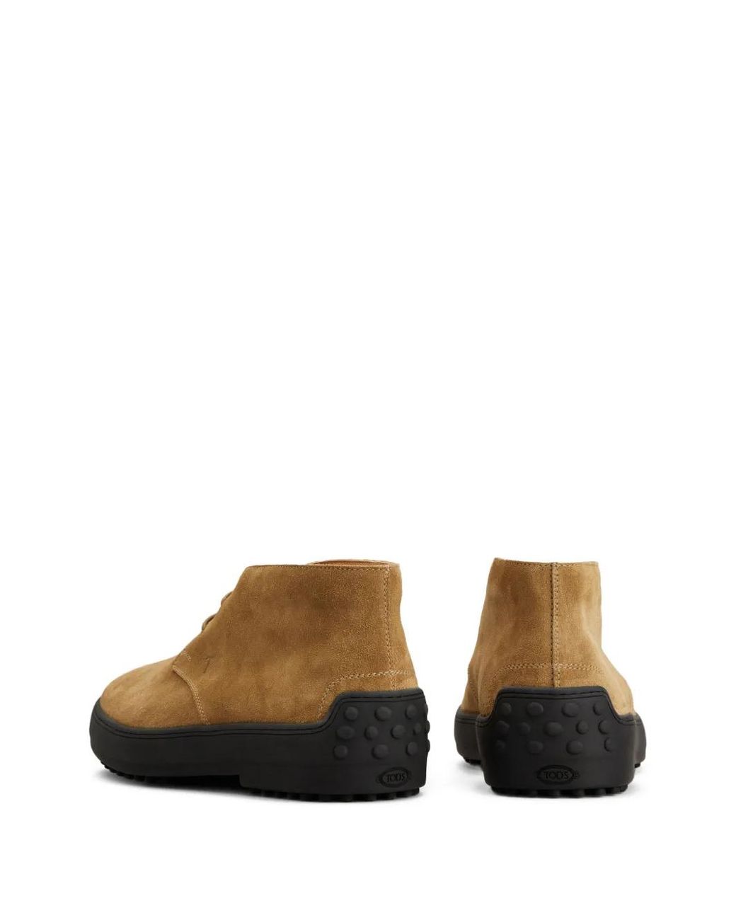 Tod's Brown Suede Boots for men