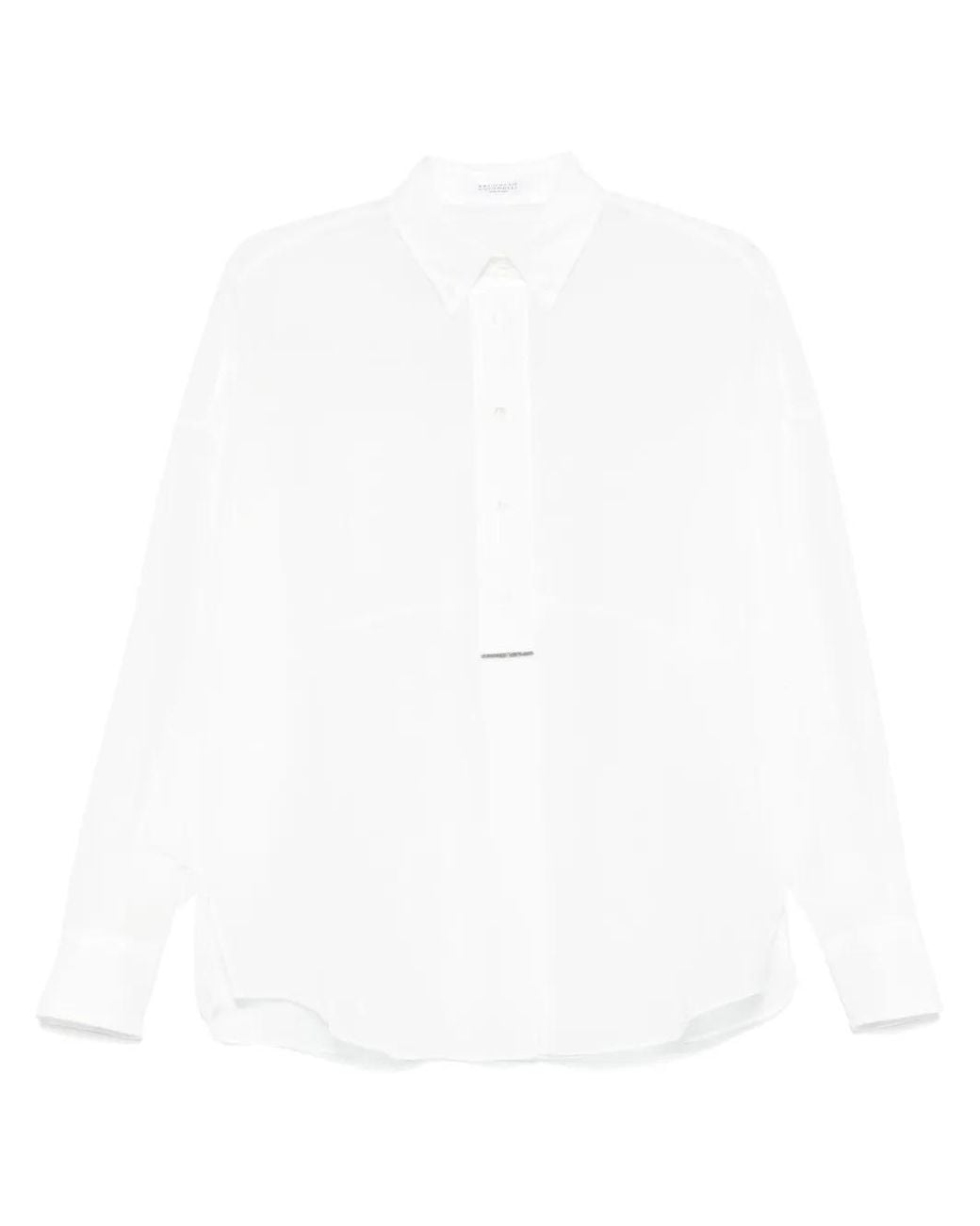 Brunello Cucinelli White Shirts