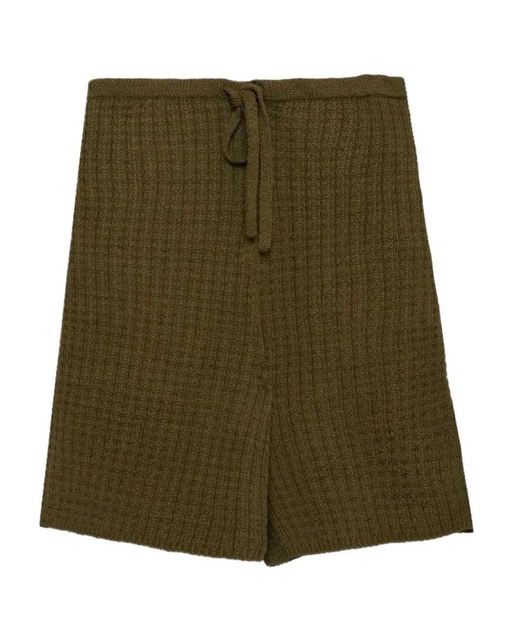 Pantalones cortos Nora a cuadros The Elder Statesman de hombre de color Green