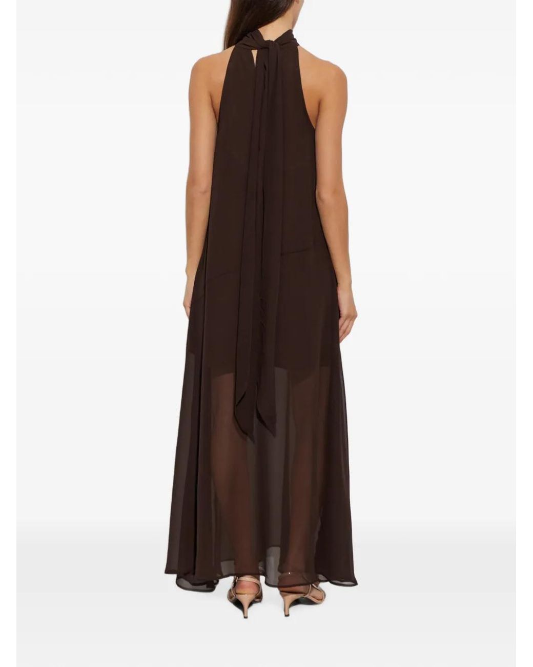 Gestuz Purple Gzdorah Halterneck Maxi Dress