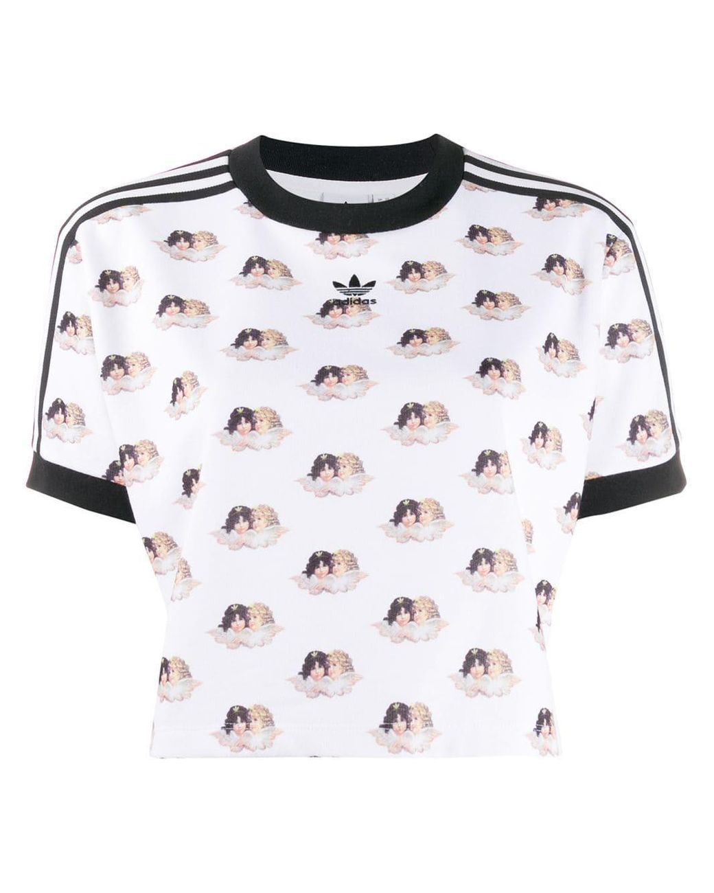 Fiorucci X Adidas All Over Angels T-shirt in White | Lyst Canada