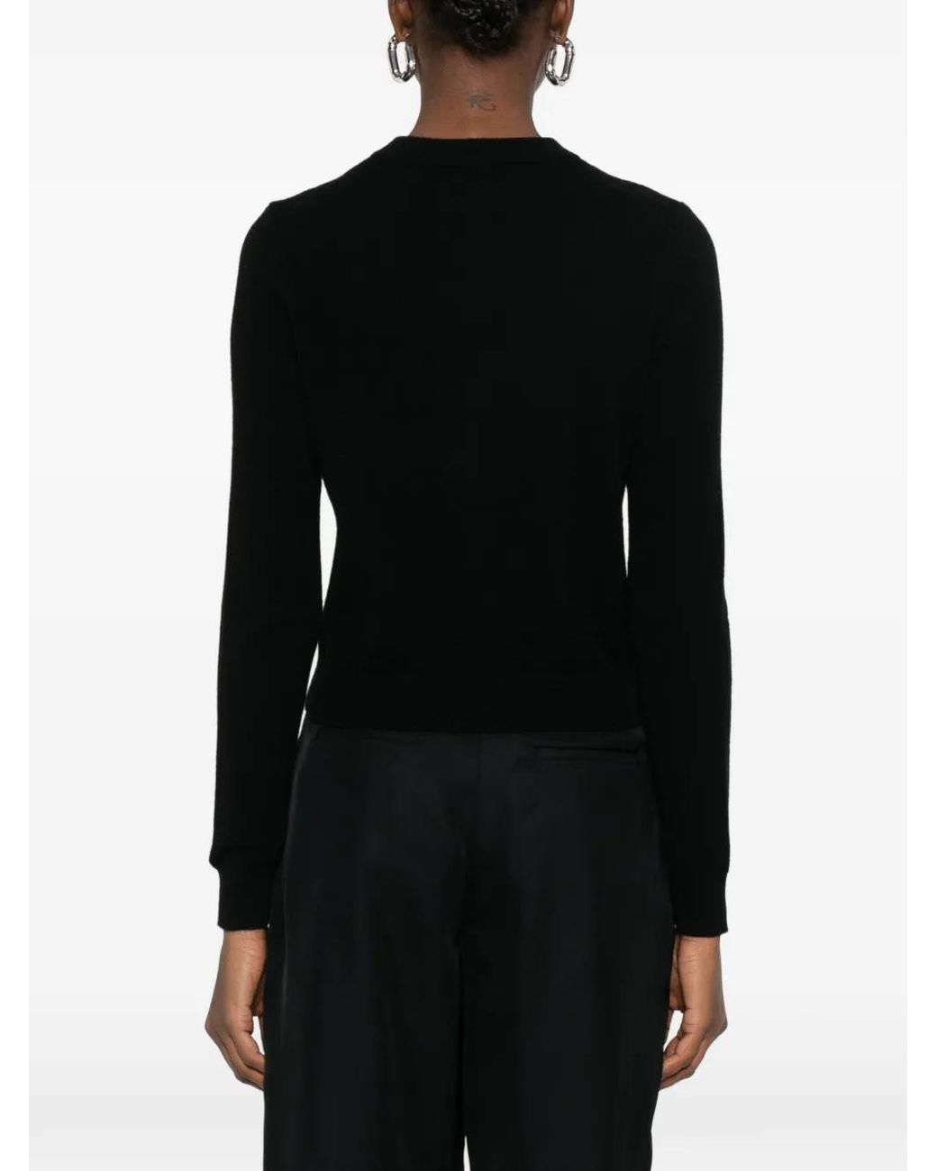 Lisa Yang Black Cardigan Wilona Boutonné