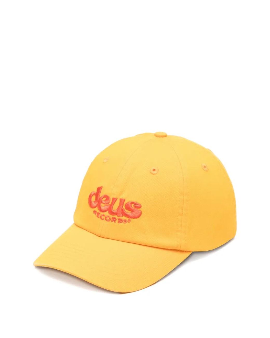 Deus Ex Machina Yellow Smile Dad Embroidered Cap for men