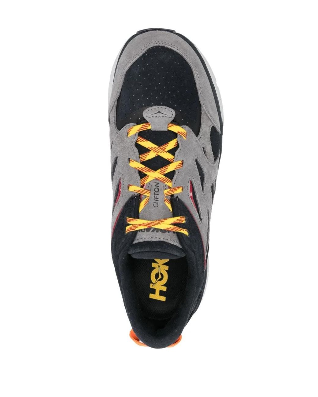 Hoka One One White Clifton L Panelled Low-Top Sneakers for men
