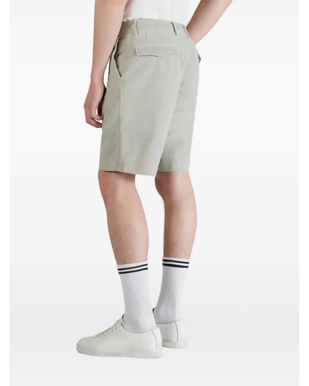 Incotex Gray Bermuda Shorts for men