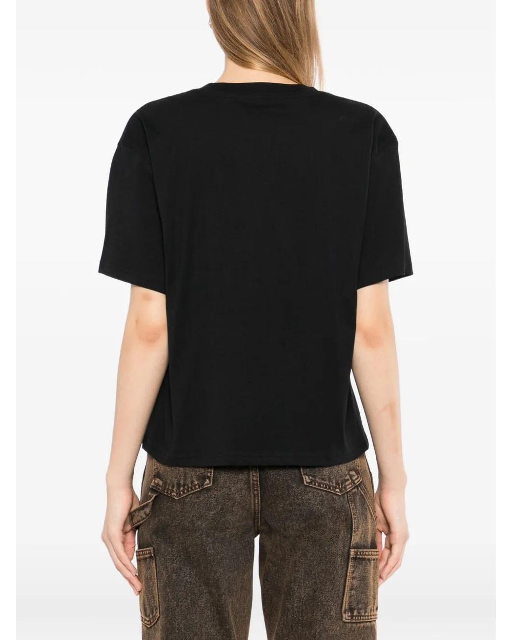 Melt Black T-Shirt À Imprimé Graphique