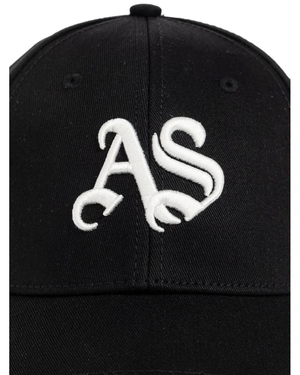 AllSaints Black Logo-Embroidered Baseball Cap