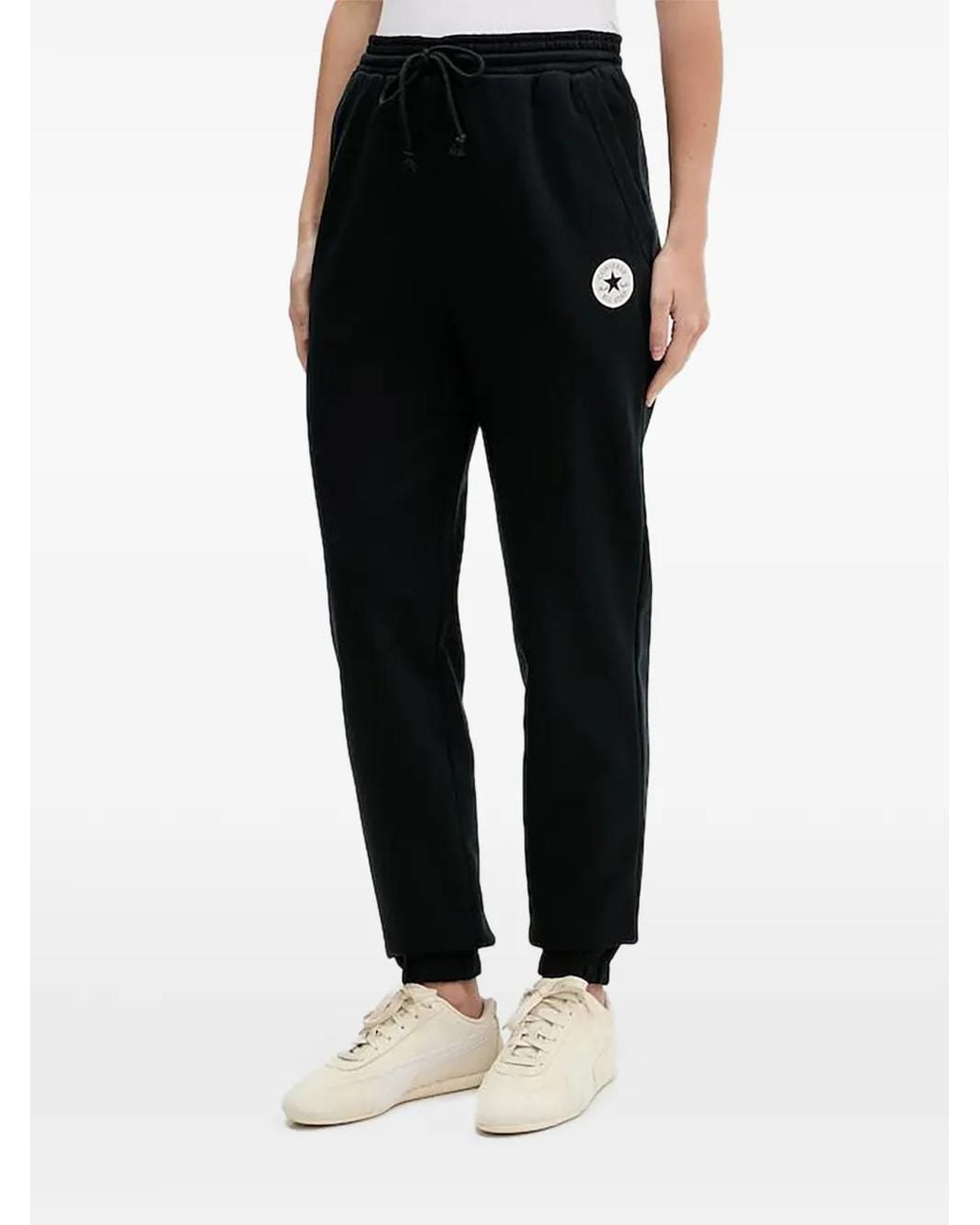 Converse Black Jogginghose Mit Kordelzug