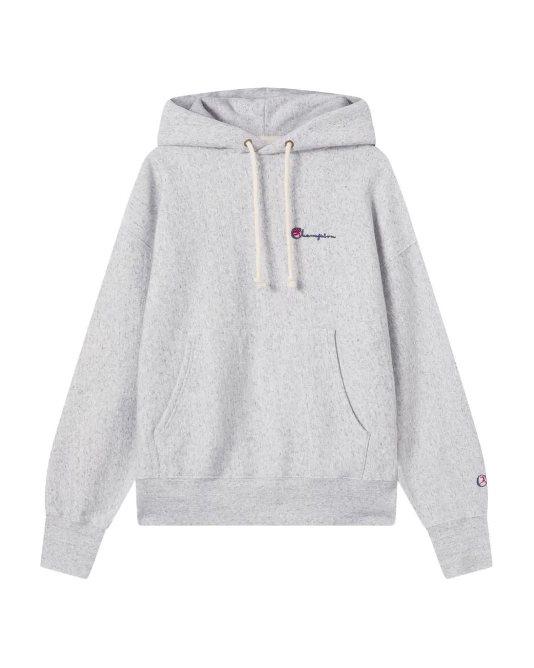 Champion White Drawstring Hoodie for men