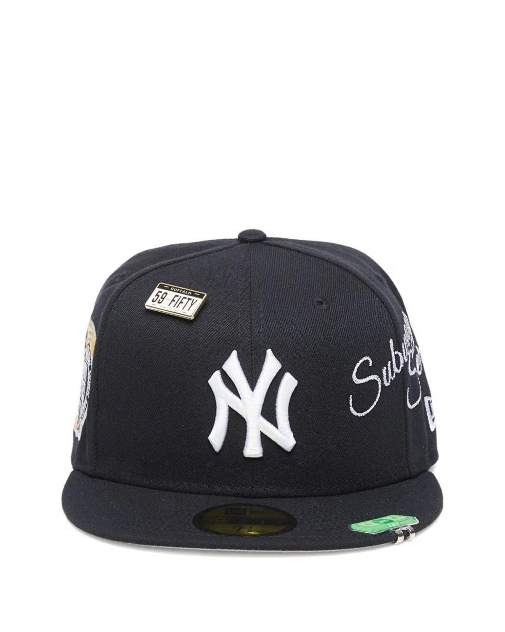 KTZ Black X New York 59Fifty Embroidered Baseball Cap
