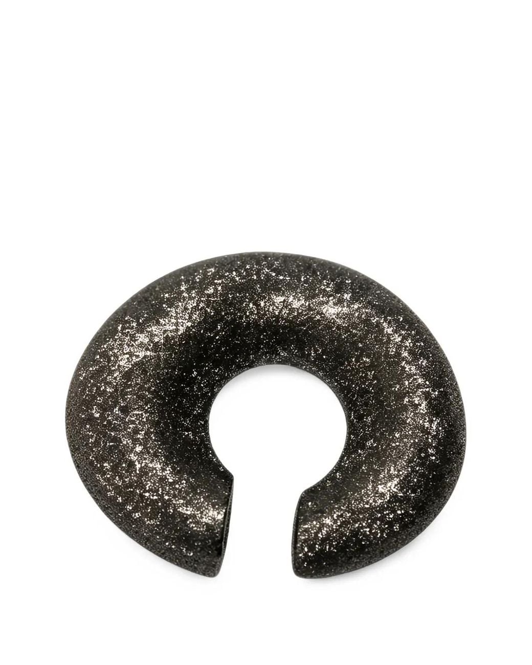 Brunello Cucinelli Metallic Glitter-Effect Cuff Earring