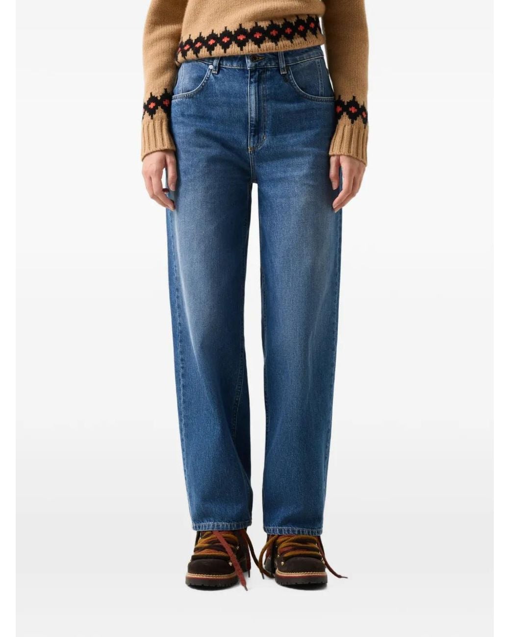 Bogner Blue Bina Barrel-Fit Jeans