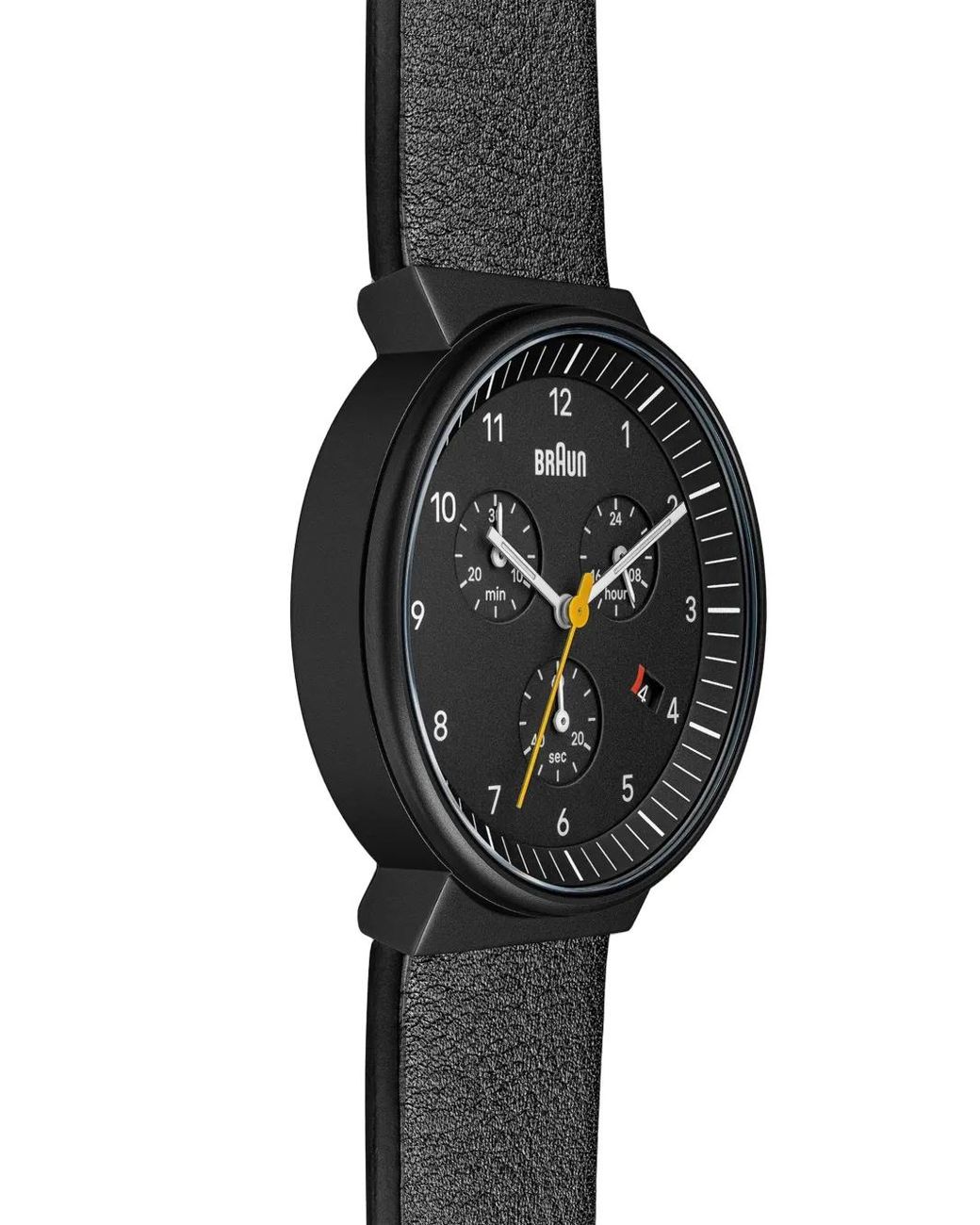 Braun Watches Black Gents Chronograph 40Mm Watch for men