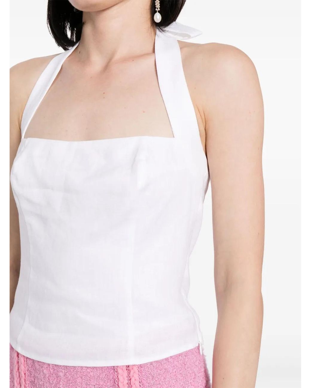 Top Malika Reformation de color White